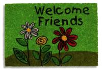 Deurmat Welcome Friends Ruco Print Hamat - Hamat