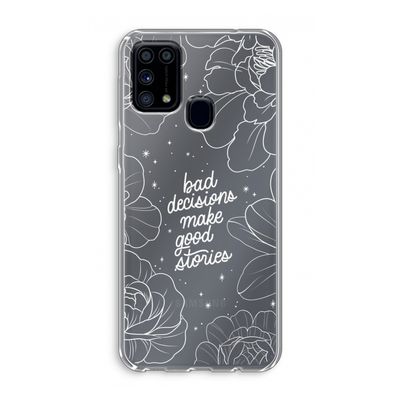 Good stories: Samsung Galaxy M31 Transparant Hoesje