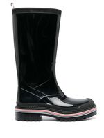 Thom Browne bottes de pluie à logo - Noir