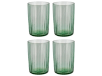 Bitz Waterglas Kusintha - Groen - 280 ml - 4 stuks - thumbnail