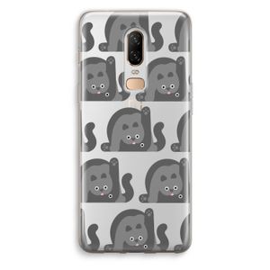 Cats: OnePlus 6 Transparant Hoesje