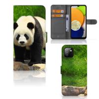 Samsung Galaxy A03 | Telefoonhoesje | Met pasjeshouder | Panda