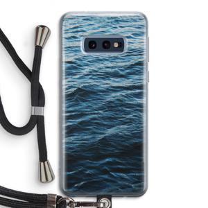 Oceaan: Samsung Galaxy S10e Transparant Hoesje met koord