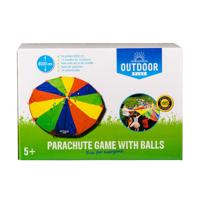 Outdoor Play parachutedoek met ballen Outdoor Play parachutedoek met ballen