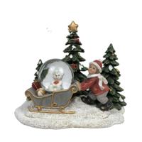 Kerstversiering DKD Home Decor Hars (16 x 12,5 x 14,5 cm) (2 Stuks)