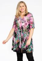 Yoek Tuniek v-hals WILDERNESS | Roze | Maat 42/44