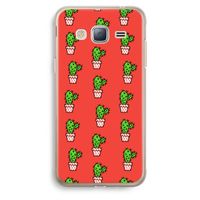 Mini cactus: Samsung Galaxy J3 (2016) Transparant Hoesje