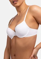 BH Beugel - T-shirt BH licht gevuld - Schijnt niet door - Goedkope maar goede bh - Zwart - Huidskleur - wit