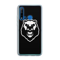 Angry Bear (black): Huawei P20 Lite (2019) Transparant Hoesje