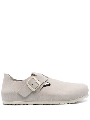 Birkenstock sandales London en daim - Blanc