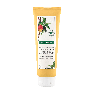 Klorane Haar Mangue Crème de Jour Beurre de Mangue/Mangoboter 125 ml | Voor Droog Haar