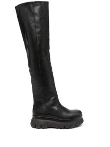 ISABEL MARANT bottes en cuir - Noir