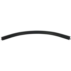 Wentex Eurotrack rail bocht zwart
