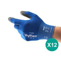 Ansell HyFlex® 11-618 werkhandschoenen blauw maat 9/L - 12 paar