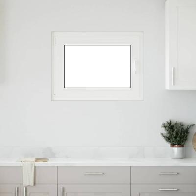 Kelderraam "RISOR" 80x70 cm draai-kiep DIN links wit