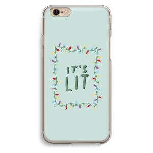 It's Lit: iPhone 6 / 6S Transparant Hoesje