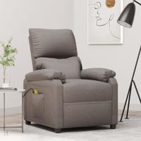 Massagestoel stof taupe