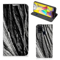 Book Wallet Case Samsung Galaxy M31 Boomschors Grijs