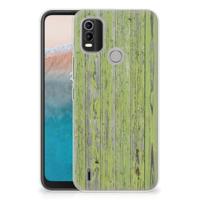 Nokia C21 Plus | Bumper Hoesje | Green Wood