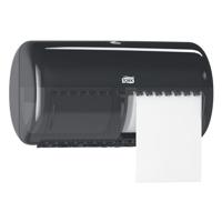 Toiletpapierdispenser Tork T4 Elevation duo zwart 557008