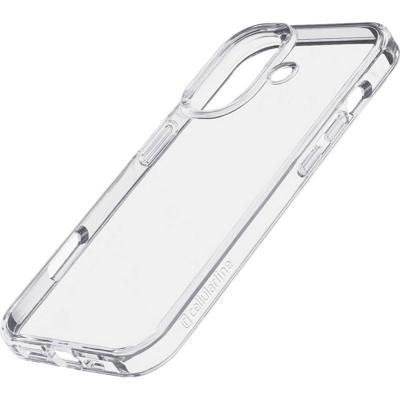 Cellularline Become Eco Case Backcover Apple iPhone 16 Transparant Inductieve lading