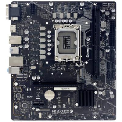 BioStar H610MH D5 Moederbord Socket Intel LGA 1700 Vormfactor Micro-ATX Moederbord chipset Intel® H610
