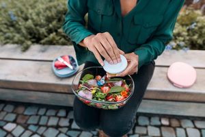Mepal Ellipse saladebox - Nordic green