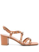 Valentino Garavani sandales Rockstud 60 mm - Marron - thumbnail