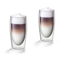 Scanpart dubbelwandige koffieglazen 350 ml 2 stuks Koffie accessoire Transparant