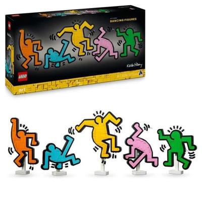 LEGO 31216 Art Keith Haring, Dansende figuren, Woondecoratie en Bouwset voor Volwassenen
