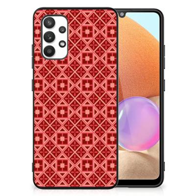 Samsung Galaxy A32 4G | A32 5G Enterprise Editie Back Case Batik Rood