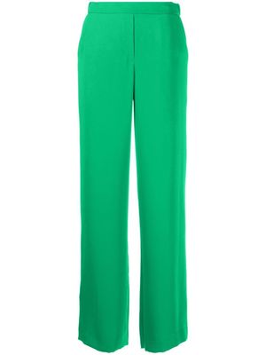 P.A.R.O.S.H. pantalon droit à taille élastiquée - Vert