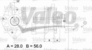 Valeo Alternator/Dynamo 436295