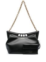 Alexander McQueen petit sac porté épaule The Peak en cuir - Noir - thumbnail