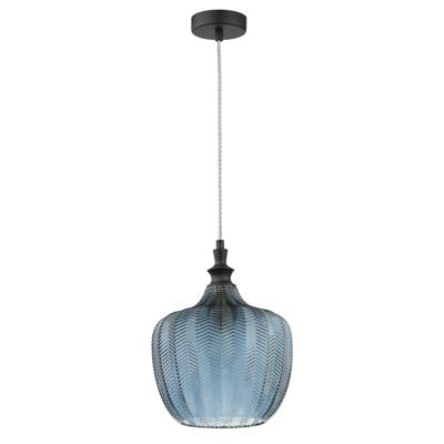 Lyora HanglampLoni blauw glas - 9191243