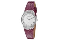Horlogeband Skagen 818SSLVV Leder Rood