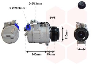 Van Wezel Airco compressor 0600K017