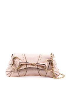 Gucci Pre-Owned sac porté épaule en cuir à boucle - Rose