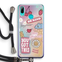Positivity: Huawei P Smart (2019) Transparant Hoesje met koord