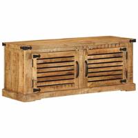 Schoenenkast Bruin 110 x 38 x 45 cm Massief mangohout