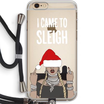 Came To Sleigh: iPhone 6 PLUS / 6S PLUS Transparant Hoesje met koord