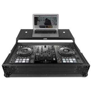 UDG UDG Ultimate Flight Case Pioneer DDJ-800 Black Plus Laptop Shelf