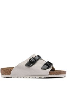 Birkenstock sandales Arizona en daim - Blanc