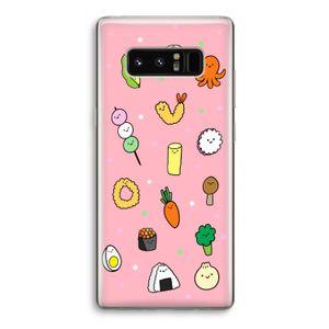 Happy bento friends: Samsung Galaxy Note 8 Transparant Hoesje