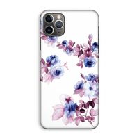 Waterverf bloemen: iPhone 11 Pro Max Tough Case