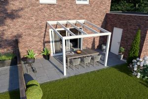 Tijdelijk 15% korting | Verasol Greenline aluminium veranda 300x330 cm glasdak Aluminium Verasol