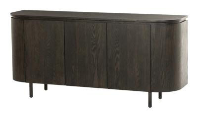 Livingfurn Dressoir 'Tobago' Eiken, 170cm, kleur Espresso