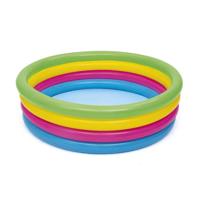 Bestway Opblaasbaar Kinderzwembad 4 Ringen Regenboog 157x46 cm +3 Jaar Tuin 51117