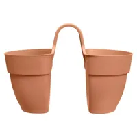 Elho balkonbak Vibia Campana flower twin 21cm terra