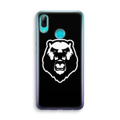 Angry Bear (black): Huawei P Smart (2019) Transparant Hoesje